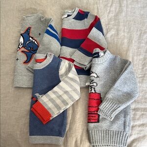 Mini Boden Baby Gap Sweater Lot. Size 18-2T